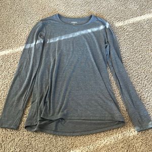 Women’s M Grey Old Navy Long-Sleeve